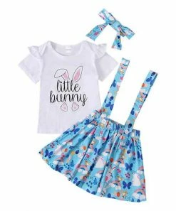 Best deal β Cheap π Penelope Plumm White & Blue 'Little Bunny' Angel-Sleeve Tee Set - π§ Girls π― π