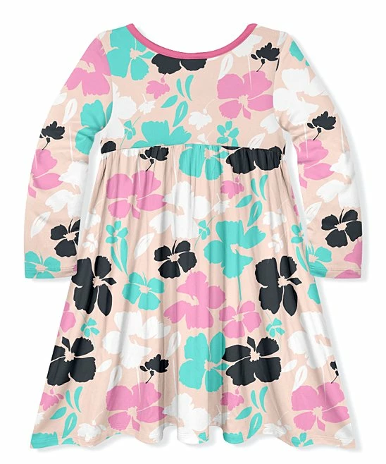 Best deal ๐ Buy โจ Penelope Plumm Salmon Floral Babydoll ๐ ๐ Dress - Toddler & ๐ง Girls ๐ โค๏ธ - Image 2