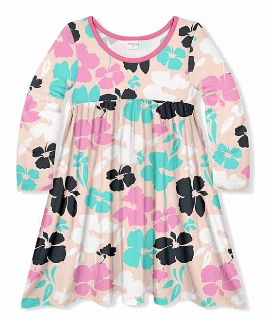 Best deal ๐ Buy โจ Penelope Plumm Salmon Floral Babydoll ๐ ๐ Dress - Toddler & ๐ง Girls ๐ โค๏ธ