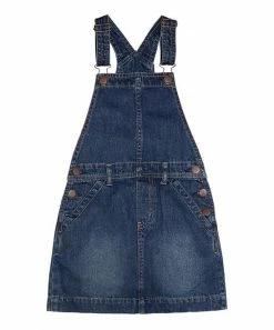 Buy ๐ Outlet โ Penelope Plumm Navy Blue Denim Jumper - Toddler & ๐ง Girls ๐งจ ๐